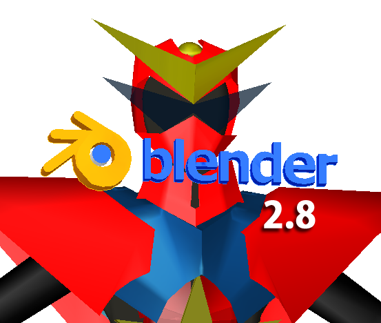 Blender 2 8 オブジェクト作成 令和マン