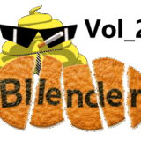 Blenderのジオメトリノード画面で立方体の頂点にモンキー（スザンヌ）をインスタンス配置した手順を示す